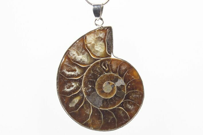 Fossil Ammonite Pendant - Million Years Old #306490